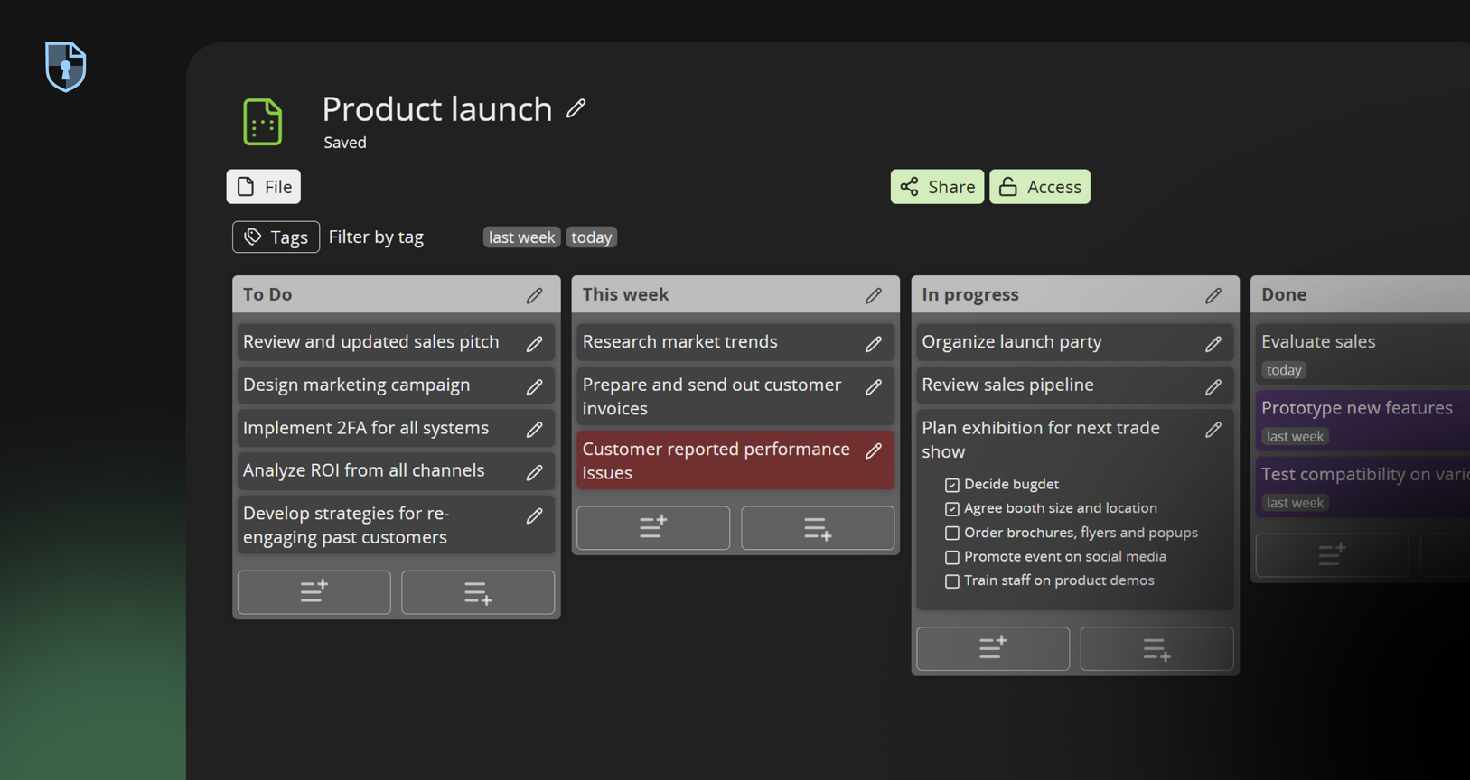 Project management illustration
